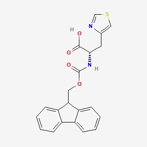 Chemical structure of Fmoc-3-(4-thiazolyl)-L-alanine