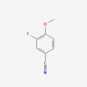 Chemical structure of 3-Fluoro-4-methoxybenzonitrile