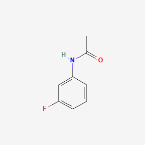 Chemical structure of 3'-Fluoroacetanilide
