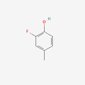Chemical structure of 2-Fluoro-4-methylphenol