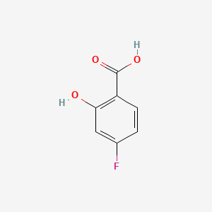 Chemical structure of 4-Fluorosalicylic Acid