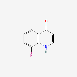 Chemical structure of 8-fluoroquinolin-4-ol