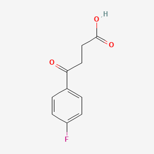 Chemical structure of 3-(4-Fluorobenzoyl)propionic acid