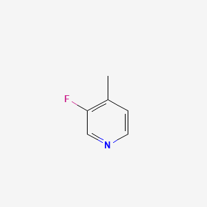 Chemical structure of 3-Fluoro-4-methylpyridine