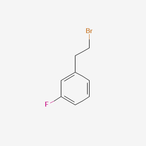 Chemical structure of 2-(3-Fluorophenyl)ethyl Bromide