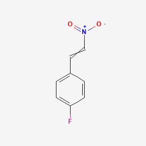 Chemical structure of 4-Fluoro-β-nitrostyrene