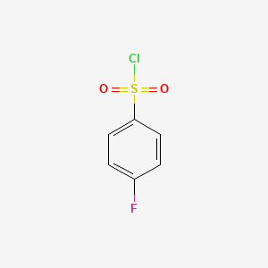 Chemical structure of 4-Fluorobenzenesulfonyl Chloride