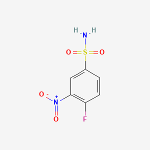 Chemical structure of 4-Fluoro-3-nitrobenzenesulfonamide