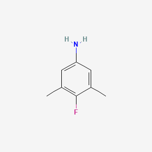 Chemical structure of 4-Fluoro-3,5-dimethylaniline