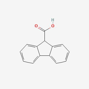 Chemical structure of 9-Fluorenecarboxylic Acid
