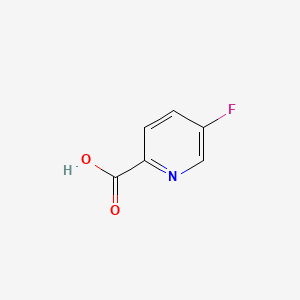Chemical structure of 5-Fluoro-2-pyridinecarboxylic Acid