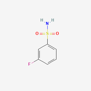 Chemical structure of 3-Fluorobenzenesulfonamide
