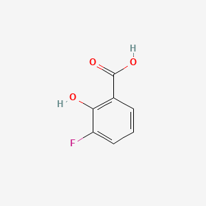 Chemical structure of 3-Fluorosalicylic Acid
