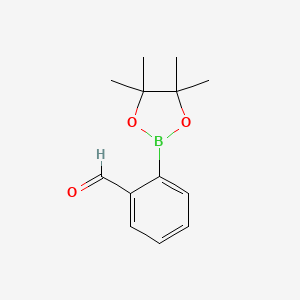 Chemical structure of 2-Formylphenylboronic acid pinacol ester