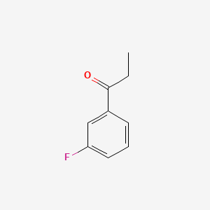 Chemical structure of 3'-Fluoropropiophenone