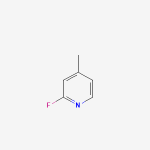 Chemical structure of 2-Fluoro-4-methylpyridine