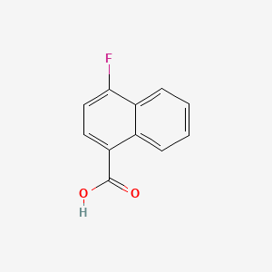 Chemical structure of 4-Fluoro-1-naphthoic acid