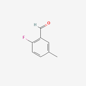 Chemical structure of 2-Fluoro-5-methylbenzaldehyde