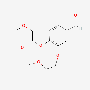 Chemical structure of 4'-Formylbenzo-15-crown 5-Ether