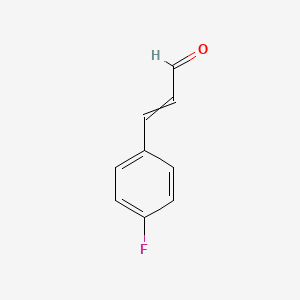 Chemical structure of 4-Fluorocinnamaldehyde