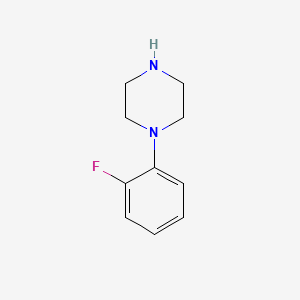Chemical structure of 1-(2-Fluorophenyl)piperazine