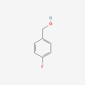 Chemical structure of 4-Fluorobenzyl Alcohol