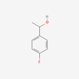 Chemical structure of 4-Fluoro-α-methylbenzyl Alcohol