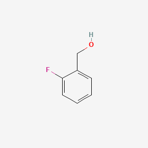 Chemical structure of 2-Fluorobenzyl Alcohol