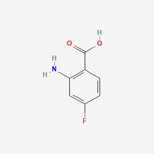 Chemical structure of 4-Fluoroanthranilic Acid