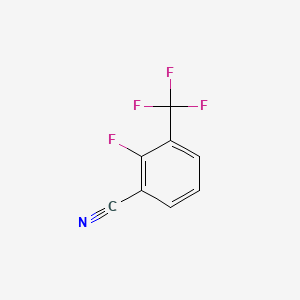 Chemical structure of 2-Fluoro-3-(trifluoromethyl)benzonitrile