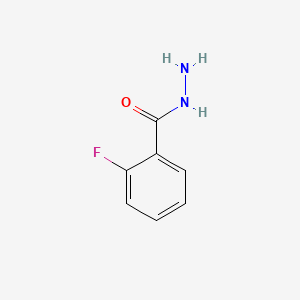 Chemical structure of 2-Fluorobenzohydrazide