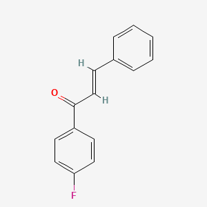 Chemical structure of 4'-Fluorochalcone