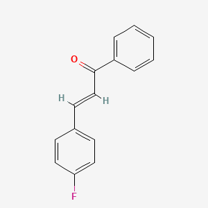 Chemical structure of 4-Fluorochalcone