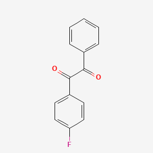 Chemical structure of 4-Fluorobenzil