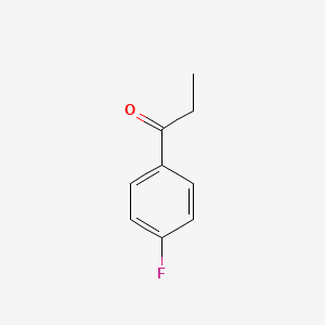 Chemical structure of 4'-Fluoropropiophenone