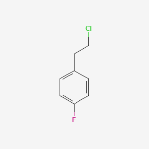 Chemical structure of 2-(4-Fluorophenyl)ethyl Chloride