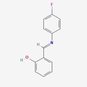 Chemical structure of 4-Fluoro-N-salicylideneaniline