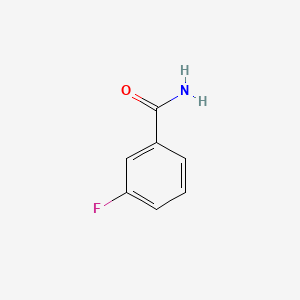 Chemical structure of 3-Fluorobenzamide
