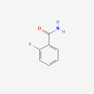 Chemical structure of 2-Fluorobenzamide