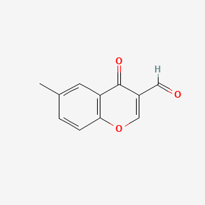 Chemical structure of 3-Formyl-6-methylchromone
