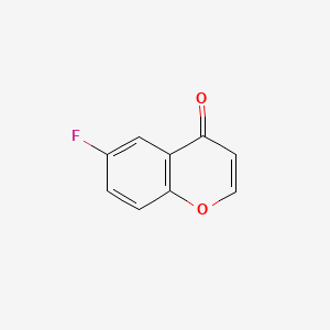 Chemical structure of 6-Fluorochromone
