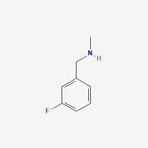 Chemical structure of 3-Fluoro-N-methylbenzylamine