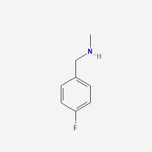 Chemical structure of 4-Fluoro-N-methylbenzylamine
