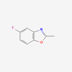 Chemical structure of 5-Fluoro-2-methylbenzoxazole