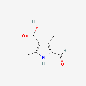 Chemical structure of 5-Formyl-2,4-dimethyl-3-pyrrolecarboxylic Acid