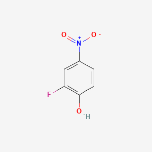 Chemical structure of 2-Fluoro-4-nitrophenol