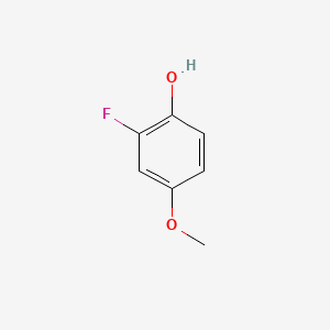Chemical structure of 2-Fluoro-4-methoxyphenol