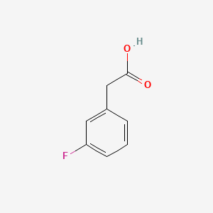 Chemical structure of 3-Fluorophenylacetic Acid