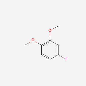 Chemical structure of 4-Fluoro-1,2-dimethoxybenzene