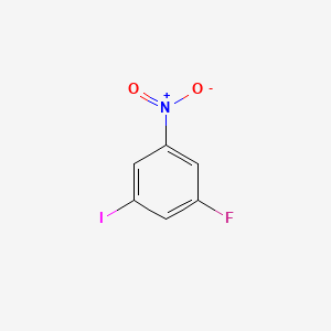 Chemical structure of 1-Fluoro-3-iodo-5-nitrobenzene